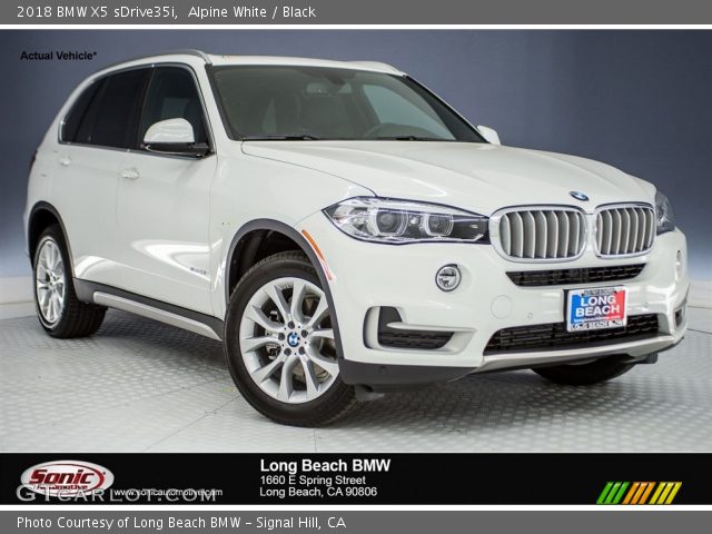 2018 BMW X5 sDrive35i in Alpine White