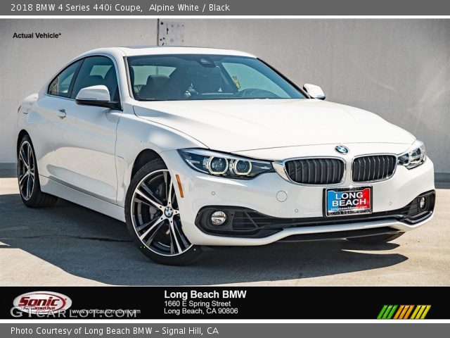 2018 BMW 4 Series 440i Coupe in Alpine White