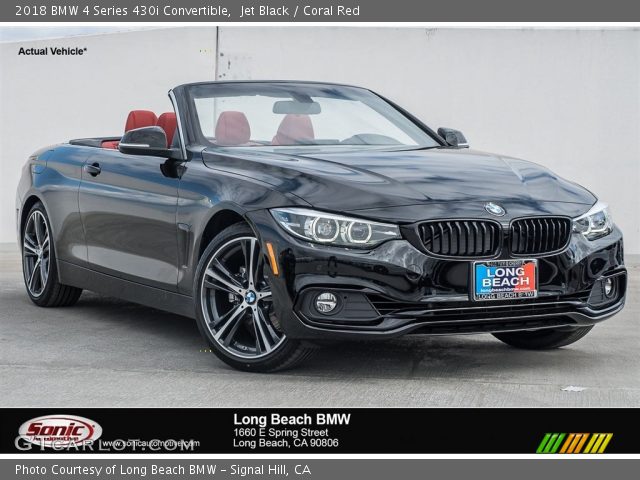 2018 BMW 4 Series 430i Convertible in Jet Black
