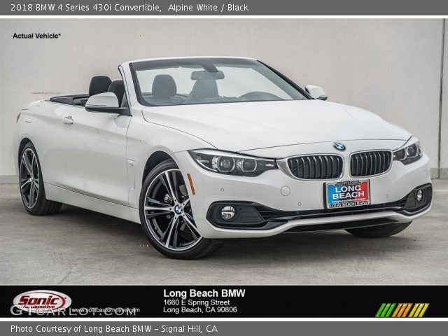 2018 BMW 4 Series 430i Convertible in Alpine White