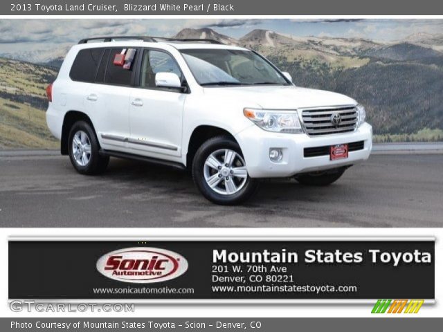 2013 Toyota Land Cruiser  in Blizzard White Pearl