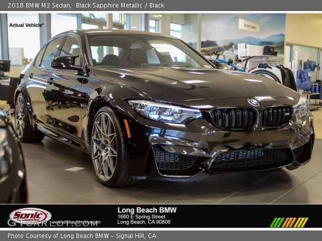 2018 BMW M3 Sedan in Black Sapphire Metallic