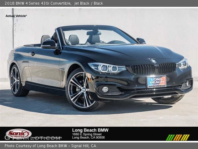 2018 BMW 4 Series 430i Convertible in Jet Black