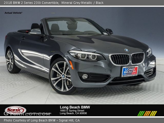 2018 BMW 2 Series 230i Convertible in Mineral Grey Metallic