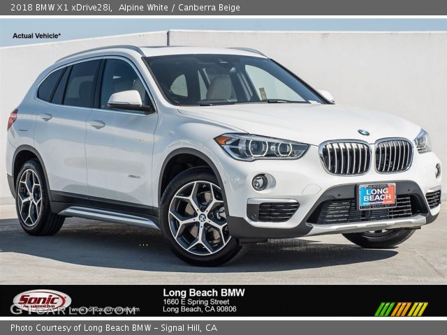 2018 BMW X1 xDrive28i in Alpine White