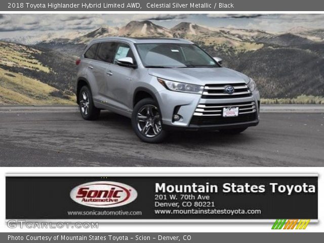 2018 Toyota Highlander Hybrid Limited AWD in Celestial Silver Metallic