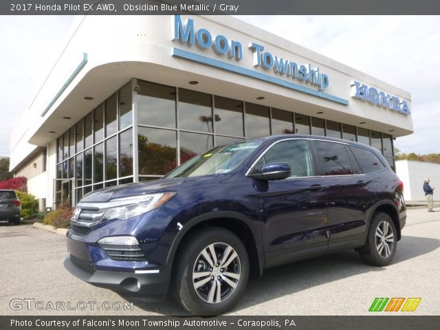 2017 Honda Pilot EX AWD in Obsidian Blue Metallic