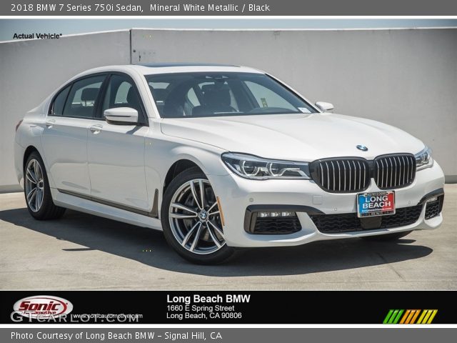 2018 BMW 7 Series 750i Sedan in Mineral White Metallic