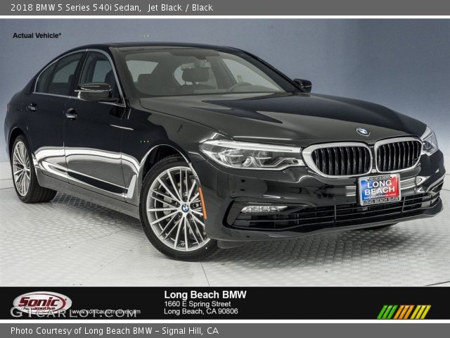 2018 BMW 5 Series 540i Sedan in Jet Black