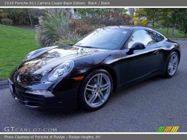 2016 Porsche 911 Carrera Coupe Black Edition in Black
