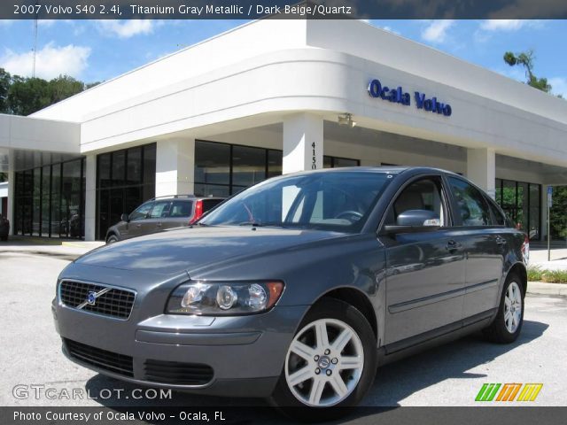 2007 Volvo S40 2.4i in Titanium Gray Metallic
