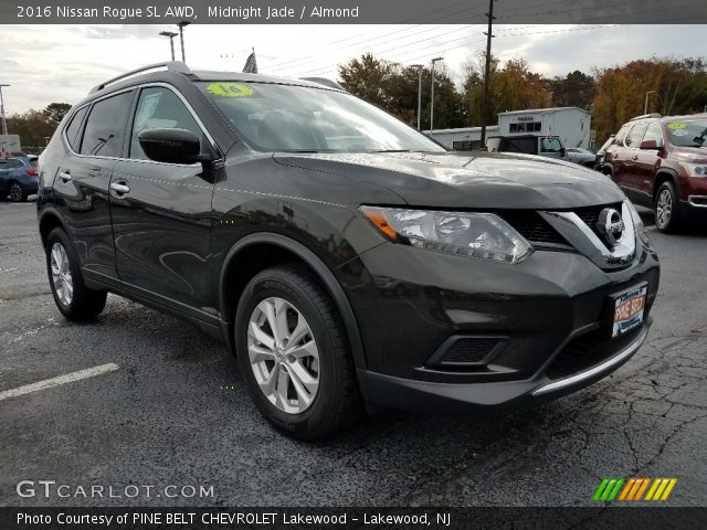2016 Nissan Rogue SL AWD in Midnight Jade