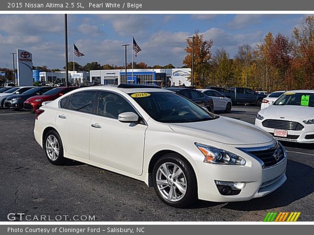 2015 Nissan Altima 2.5 SL in Pearl White