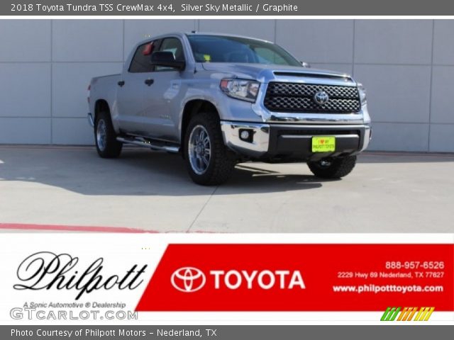 2018 Toyota Tundra TSS CrewMax 4x4 in Silver Sky Metallic