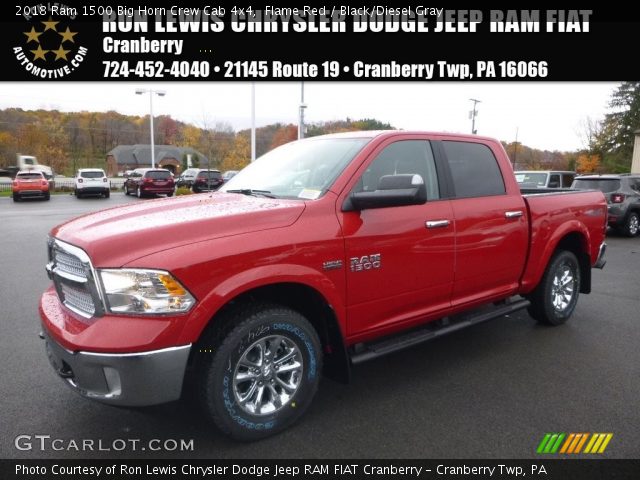 2018 Ram 1500 Big Horn Crew Cab 4x4 in Flame Red