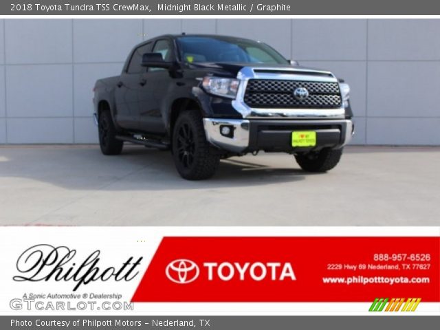 2018 Toyota Tundra TSS CrewMax in Midnight Black Metallic
