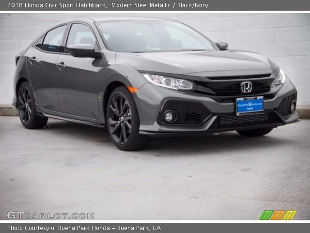2018 Honda Civic Sport Hatchback in Modern Steel Metallic