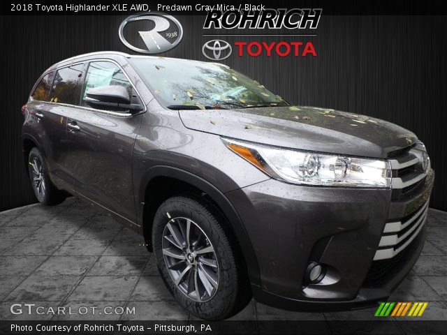 2018 Toyota Highlander XLE AWD in Predawn Gray Mica