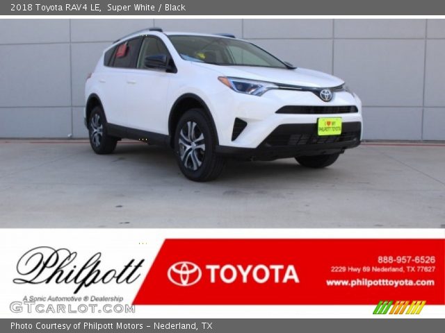 2018 Toyota RAV4 LE in Super White