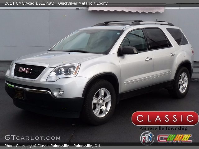 2011 GMC Acadia SLE AWD in Quicksilver Metallic