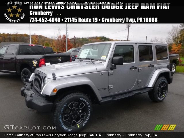 2018 Jeep Wrangler Unlimited Altitude 4x4 in Billet Silver Metallic