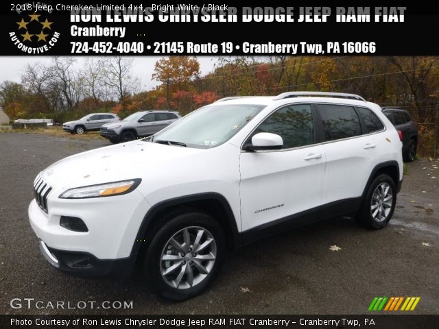 2018 Jeep Cherokee Limited 4x4 in Bright White