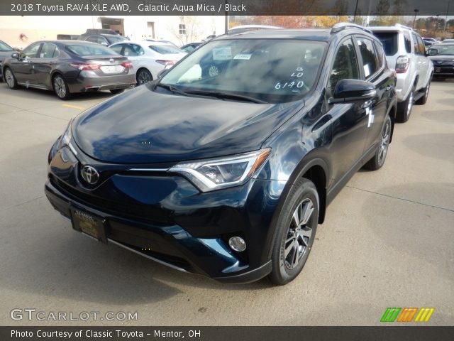 2018 Toyota RAV4 XLE AWD in Galactic Aqua Mica