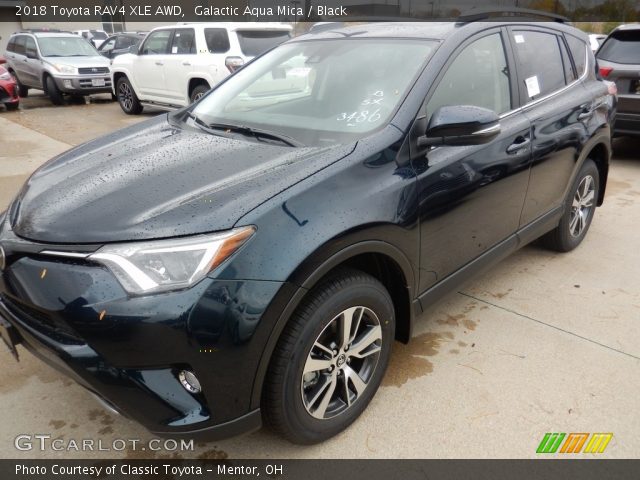 2018 Toyota RAV4 XLE AWD in Galactic Aqua Mica
