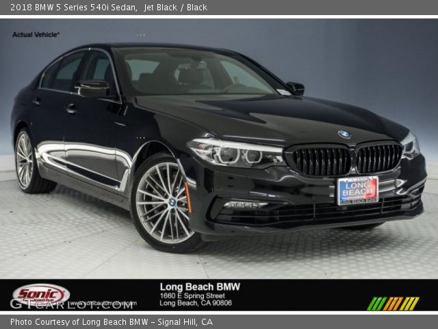 2018 BMW 5 Series 540i Sedan in Jet Black