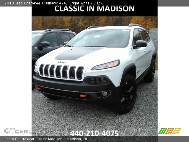 2018 Jeep Cherokee Trailhawk 4x4 in Bright White