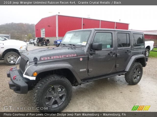 2018 Jeep Wrangler Unlimited Rubicon Recon 4x4 in Granite Crystal Metallic