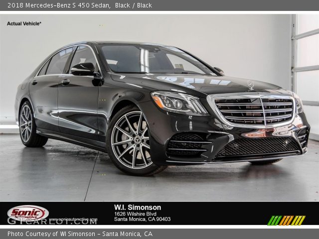 2018 Mercedes-Benz S 450 Sedan in Black