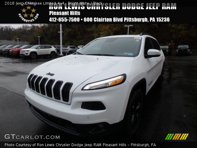 2018 Jeep Cherokee Limited 4x4 in Bright White