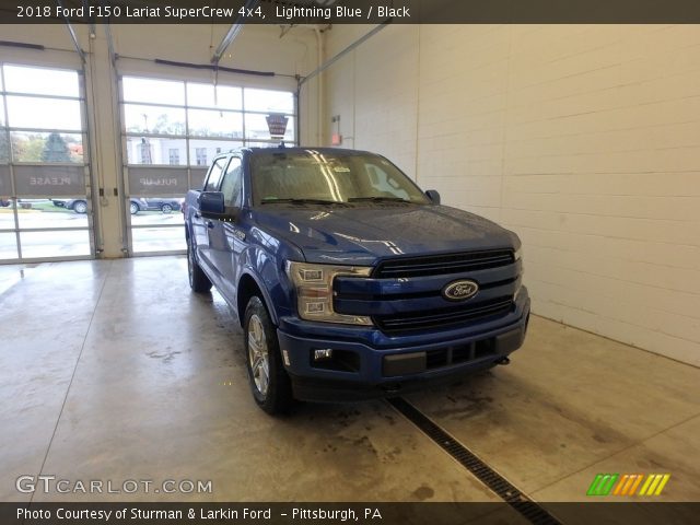 2018 Ford F150 Lariat SuperCrew 4x4 in Lightning Blue