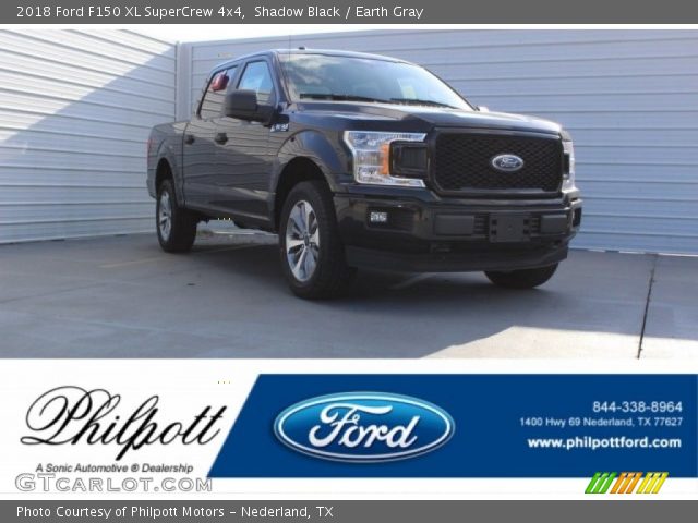 2018 Ford F150 XL SuperCrew 4x4 in Shadow Black