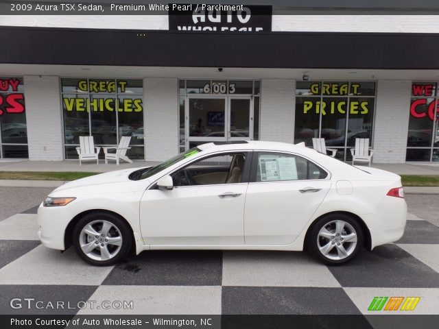 2009 Acura TSX Sedan in Premium White Pearl