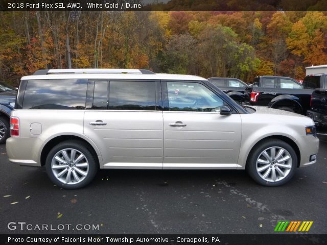 2018 Ford Flex SEL AWD in White Gold