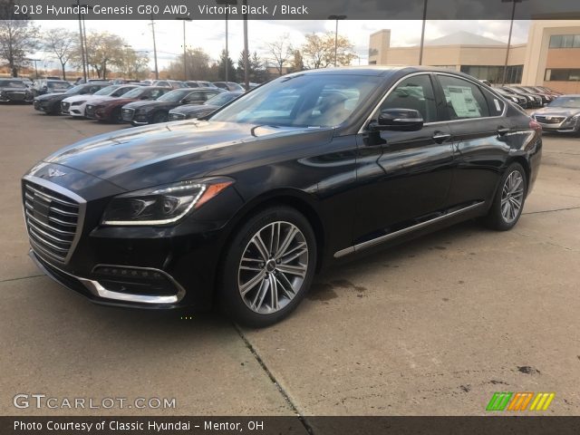 2018 Hyundai Genesis G80 AWD in Victoria Black