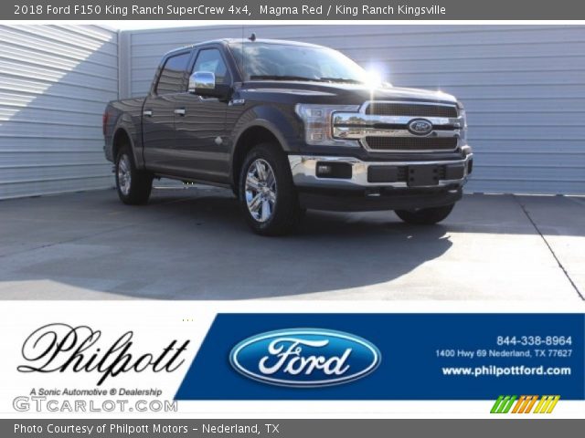 2018 Ford F150 King Ranch SuperCrew 4x4 in Magma Red