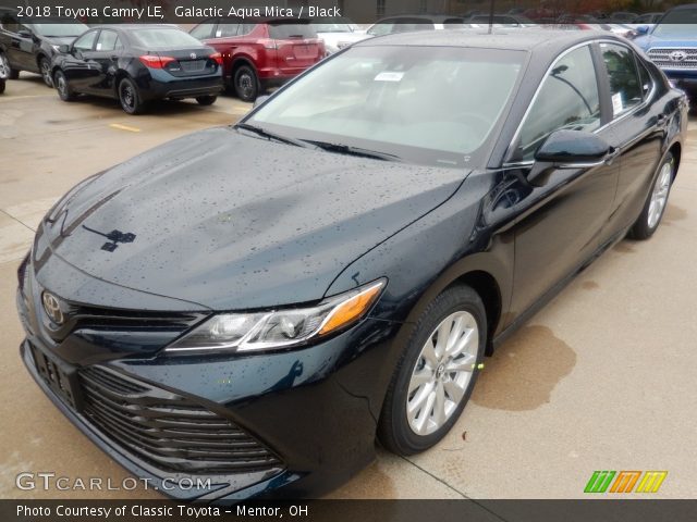 2018 Toyota Camry LE in Galactic Aqua Mica