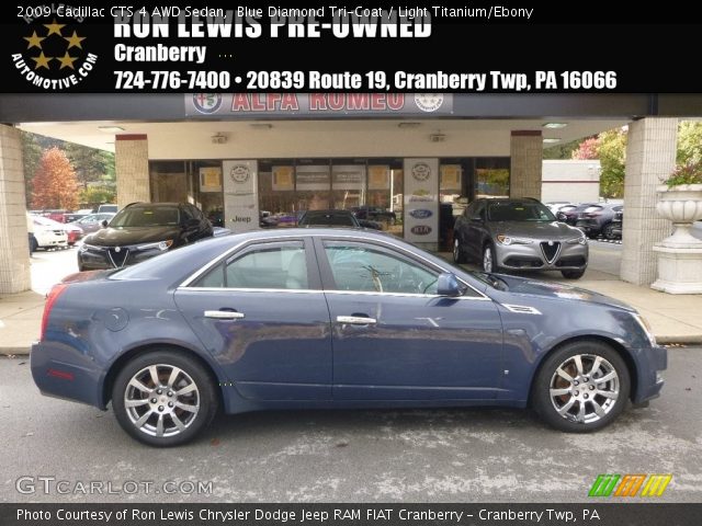 2009 Cadillac CTS 4 AWD Sedan in Blue Diamond Tri-Coat