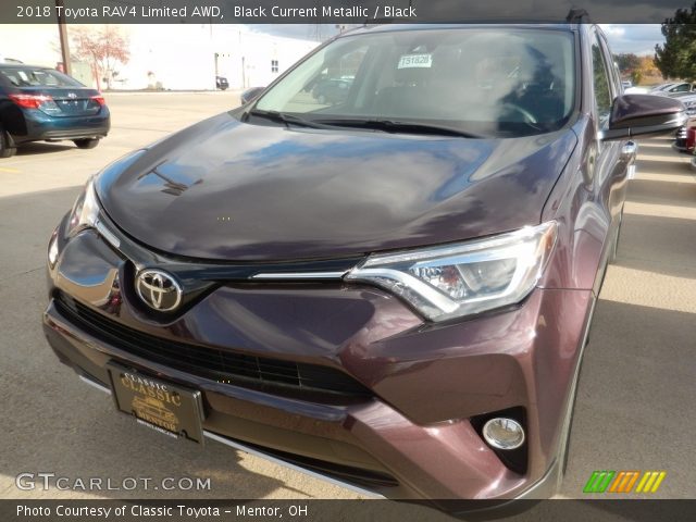 2018 Toyota RAV4 Limited AWD in Black Current Metallic