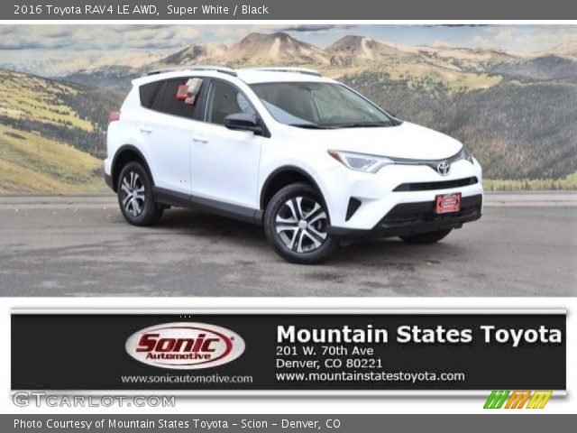 2016 Toyota RAV4 LE AWD in Super White