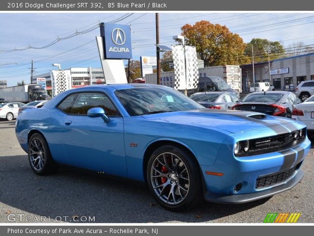 2016 Dodge Challenger SRT 392 in B5 Blue Pearl