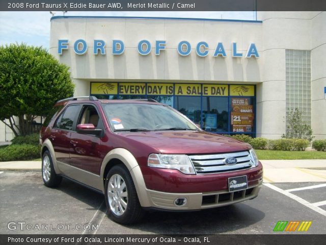 2008 Ford Taurus X Eddie Bauer AWD in Merlot Metallic