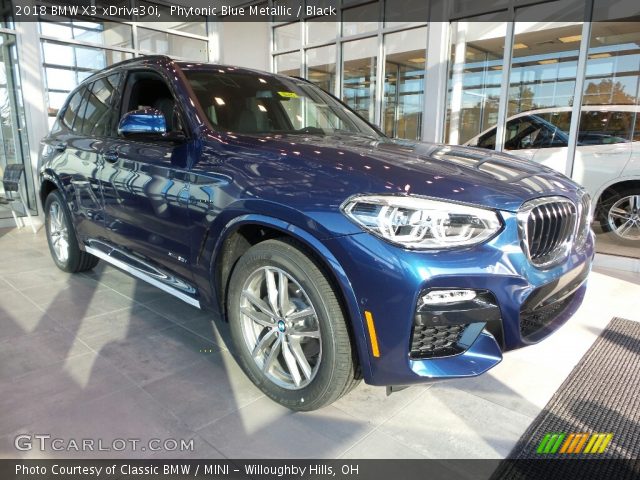 2018 BMW X3 xDrive30i in Phytonic Blue Metallic