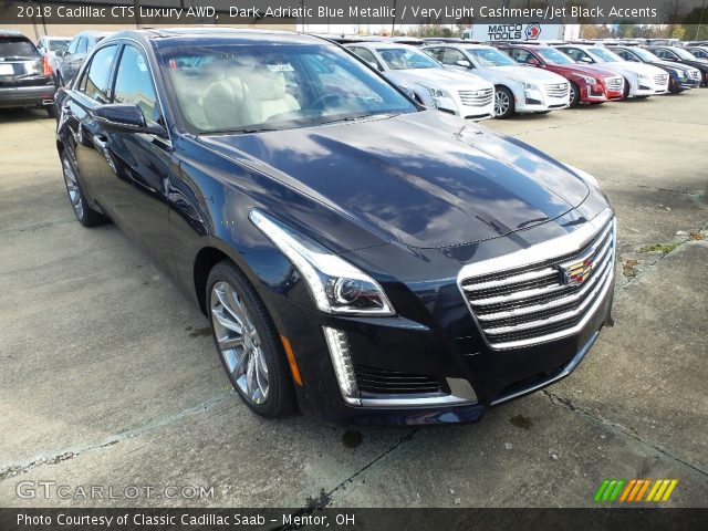 2018 Cadillac CTS Luxury AWD in Dark Adriatic Blue Metallic