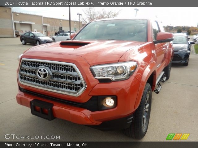 2017 Toyota Tacoma TRD Sport Access Cab 4x4 in Inferno Orange
