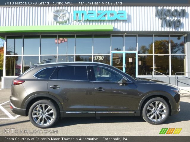 2018 Mazda CX-9 Grand Touring AWD in Titanium Flash Mica