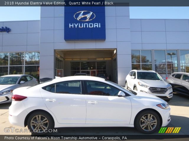 2018 Hyundai Elantra Value Edition in Quartz White Pearl